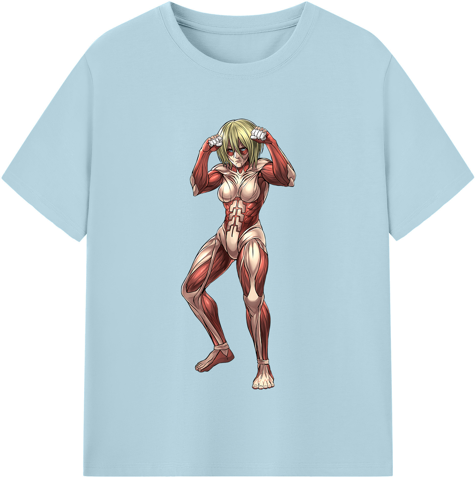 （画像用） 進撃の巨人 Attack on Titan 綿100％半袖Tシャツ（フロントプリント）